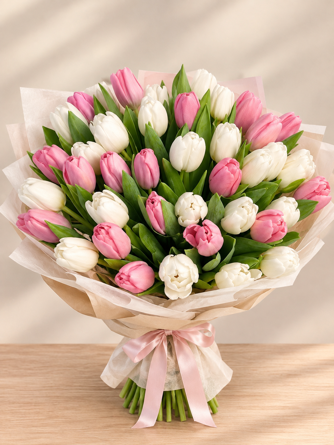 Mixsed Color Tulips