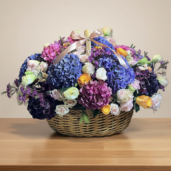 Holland Hydrangeas Mix Basket
