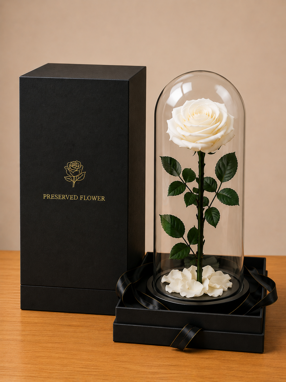 White Forever Flower Big