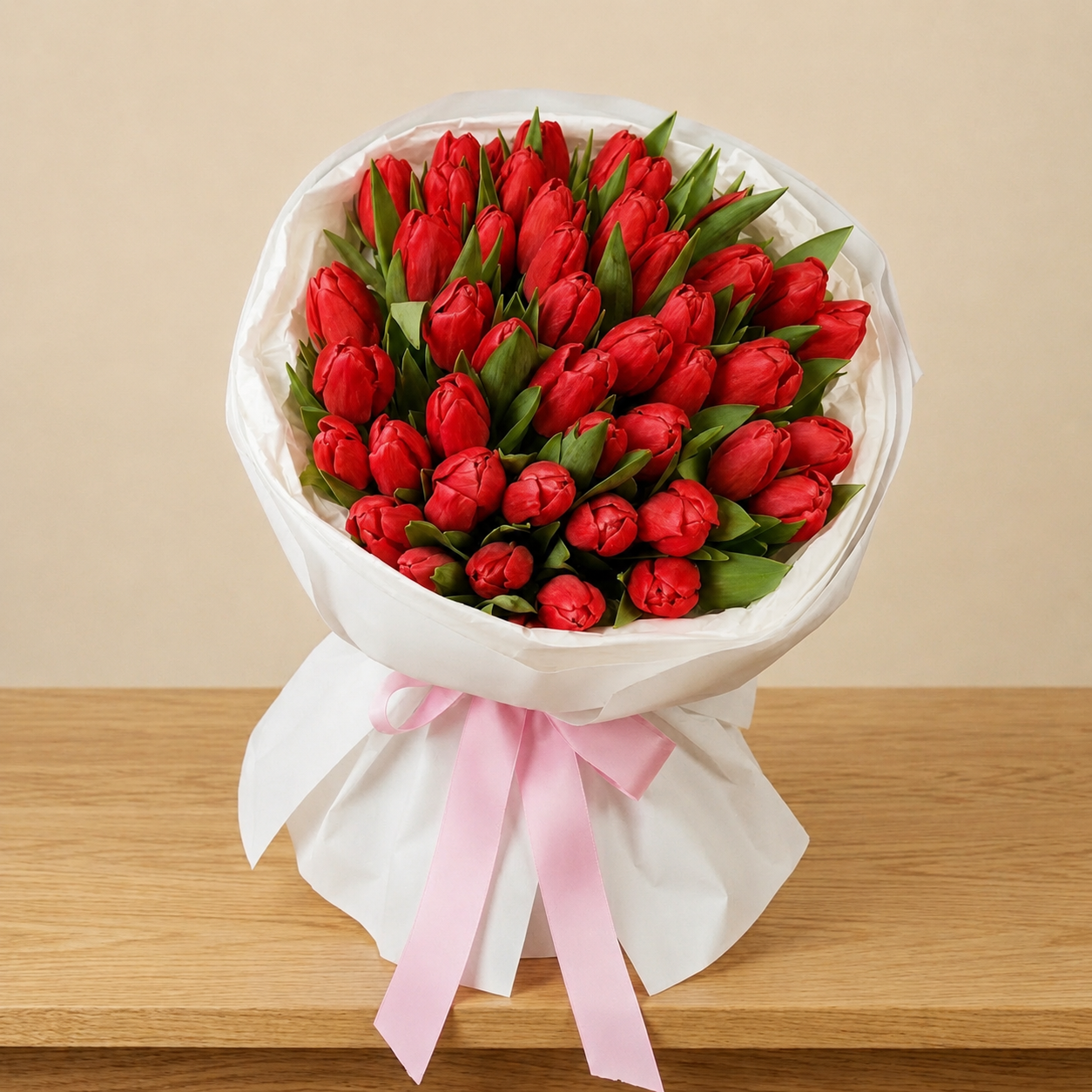 Red Tulips Bouquet