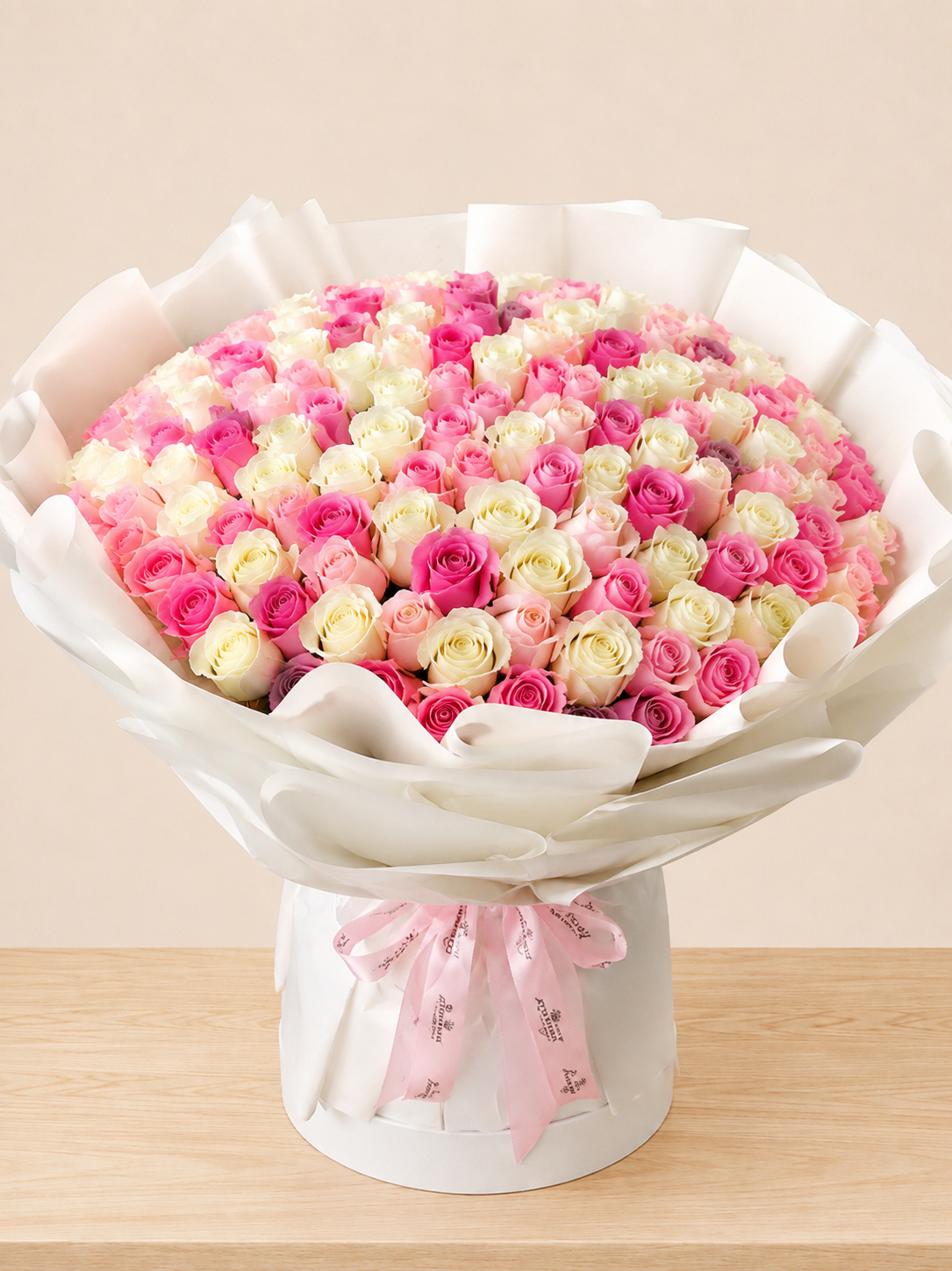 Pink & White Elegance Flower