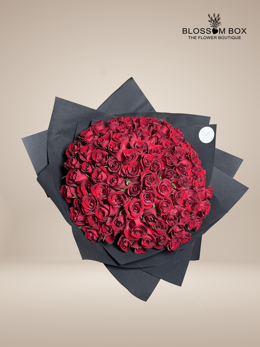 Luxury Red Roses Bouquet