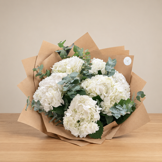 White Hydrangea Bouquet