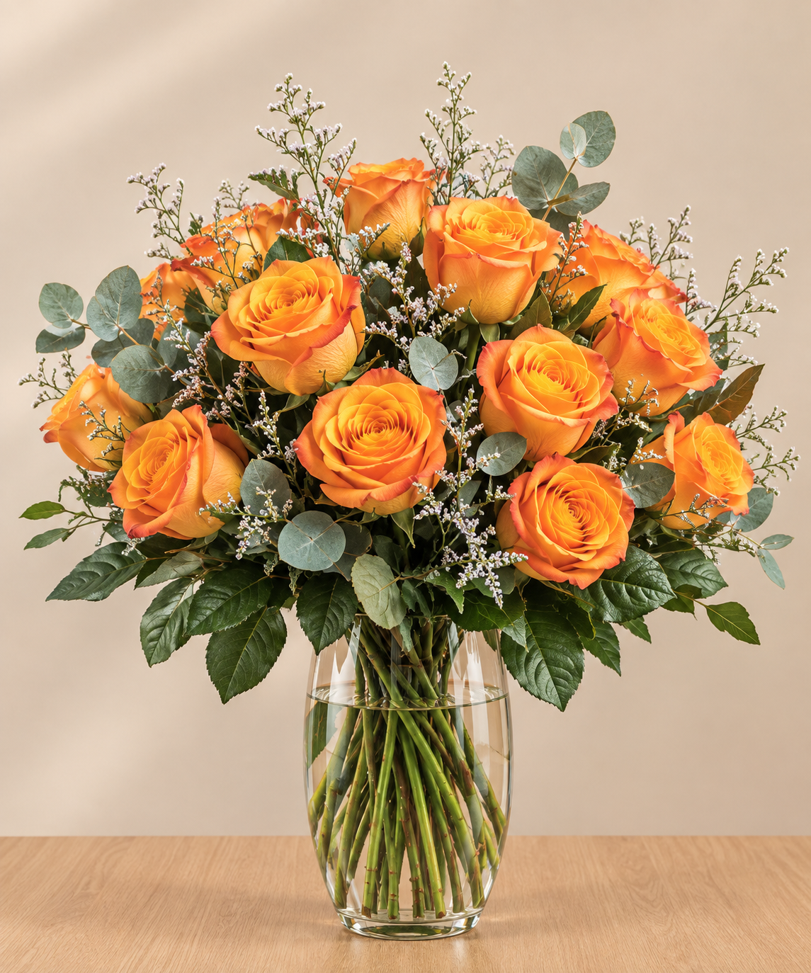 Rose Elegance  Orange Roses