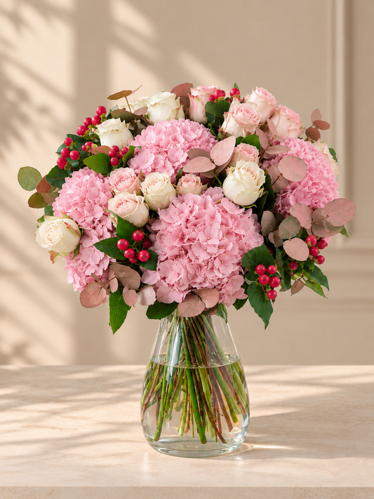 Hadrangea in a Vase