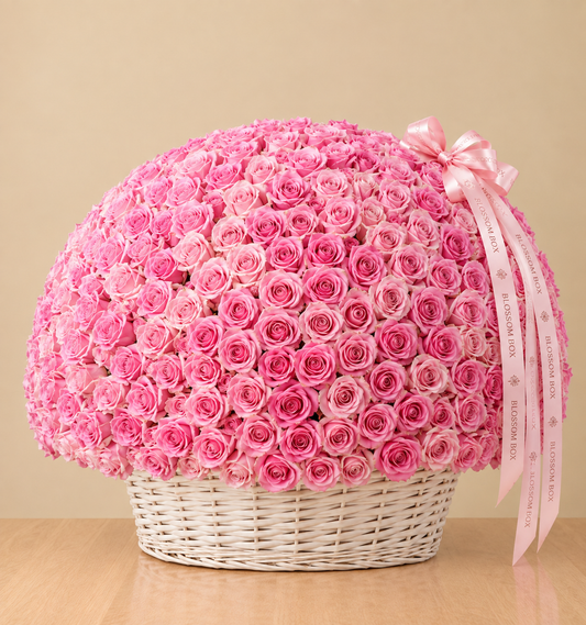 500 Pink Roses – Grand Luxury Bouquet