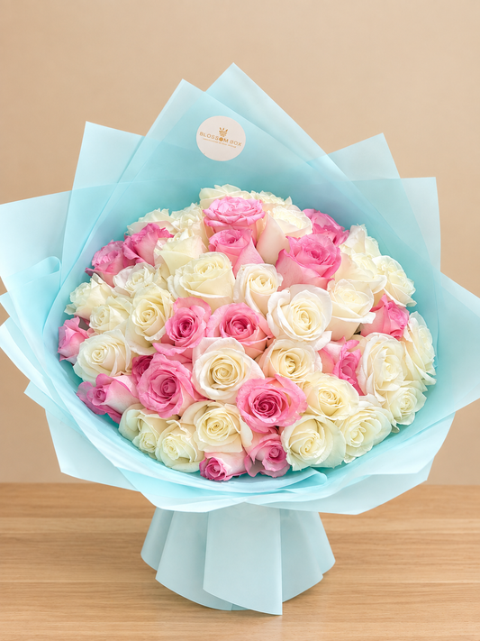 Blush & Ivory Rose Harmony