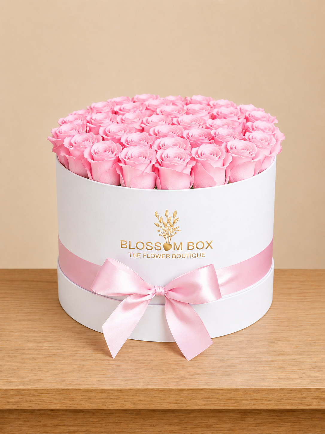 Blush Pink Rose Box