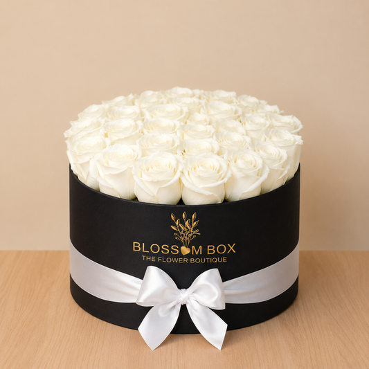 Box of White Roses