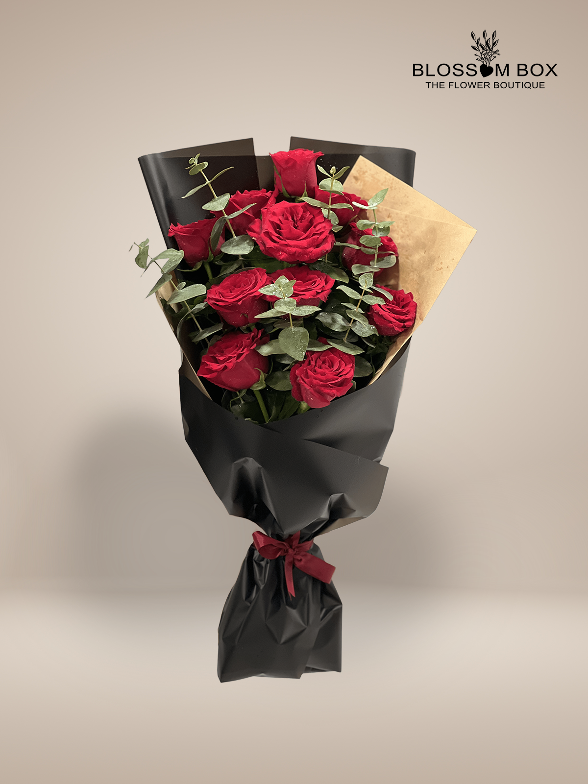 Bouquet of 6 Red Roses