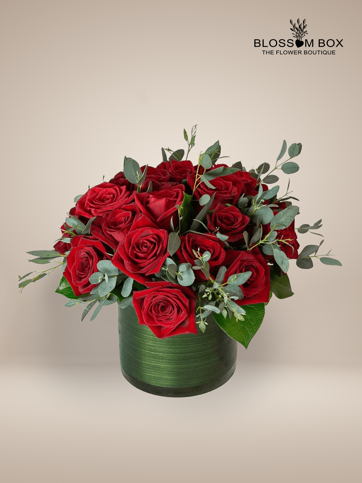 Real Touch Red Arrangement in Vase